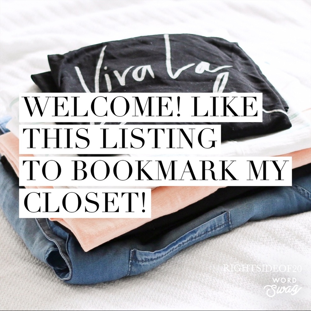 LIKE THIS LISTING TO BOOKMARK MY CLOSET!